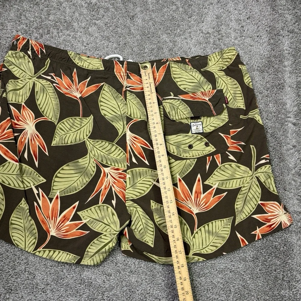 Tommy Bahama Tropical‎ Floral Hawaiian Print Mesh Lined Swim Shorts XL NYLON 42